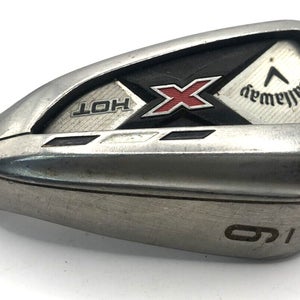 Callaway X-Hot 9 Iron Stiff Flex Speed Step 85 Steel Shaft *Good*