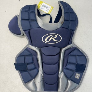 Used Rawlings Eberlb-15 Catchers Chest Protector Navy Blue Youth 11835-s000192145