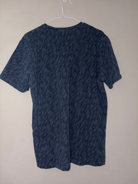 Men’s Medium Crest Gymshark T-Shirt - Blue Spotted