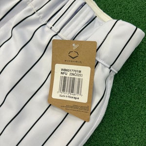 White Men's Adult Medium EvoShield Salute Relax Game Pants (New)
