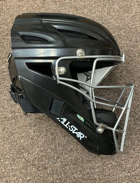 All Star System 7 Axis Youth 10-12 Catchers Gear Set - Solid Black