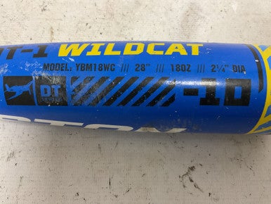 Used Easton Dr-1 Wildcat Usa 2 1 4 Baseball Bat Royal Blue 28" 11855-s000174144