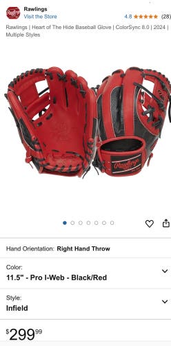 *NEW* Rawlings Baseball Glove