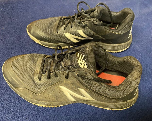 Black Used Size 11 (Women's 12) Men's New Balance Low Top Turf Cleats