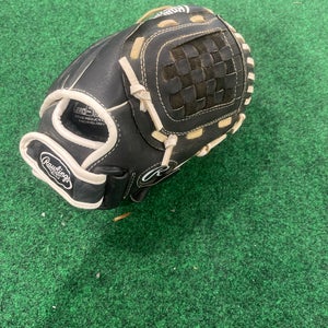 Black Rawlings Highlight Series Right Hand Throw Baseball Glove 10.5" (Used)