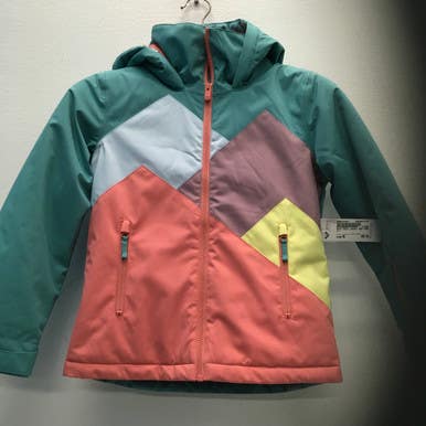 Used Roxy Outerwear Heavy Jacket W Turquoise And Orange MD 11443-S000191687