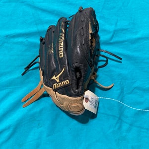 Brown Mizuno Power Close Right Hand Throw Pitcher's Baseball Glove 10.75" (Used)