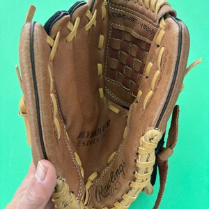 Brown Rawlings Playmaker Series Left Hand Throw Baseball Glove 11" (Used)