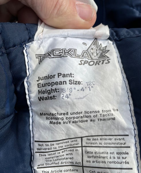Hockey pants junior blue small