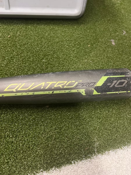 Rawlings Quatro Pro USABat Certified Bat (-10) Composite 18 oz 28" (Used)