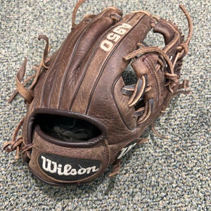 Wilson A950 Right Hand Throw Infield Baseball Glove 11.5" (Used)