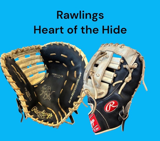 Rawlings Right Hand Throw First Base Heart of the Hide Baseball Glove 12.5" (Used)