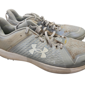 Used Under Armour CHARGED TURF BB/SB Cleats Grey Senior 15 11849-S000010528