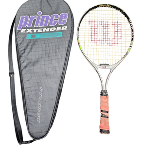 Used Wilson RAKATAK 25 Adult Tennis Racquet Grey 3 3/8" 11849-S000014464
