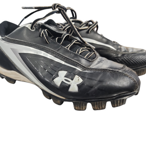 Used Under Armour BASEBALL CLEATS BB/SB Cleats Black Youth 08.0 11849-S000014764