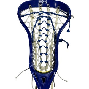 Used Under Armour RAIL POCKET ELITE Womens Lacrosse Head Royal Blue 11849-S000013521