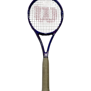 Used Wilson GRAPHITE AGGRESSOR 95 Adult Tennis Racquet Royal Blue 4 5/8" 11849-S000022007