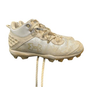 Used Under Armour BH OUT OF HERE BB/SB Cleats White Senior 6.5 11849-S000025334