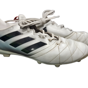 Used Adidas Soccer Cleats Silver Senior 6.5 11849-S000010468
