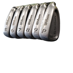 Used Wilson WILSON FAT SHAFT IRONS 5I-PW Regular Flex Steel Shaft Iron Sets 11849-S000012947