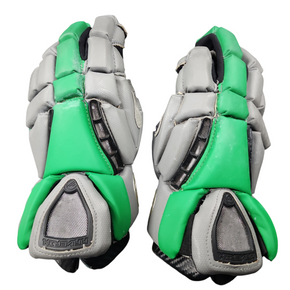 Used Maverik RX3 Lacrosse Gloves Womens Dark Grey And Green 13" 11849-S000015025