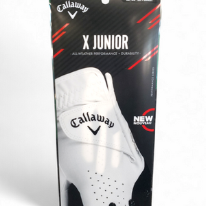 Used Callaway Jr Golf Glove White MD 11849-S000019855