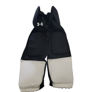 Used Under Armour Youth FB Integrated Pants Black And White SM 11849-S000021789