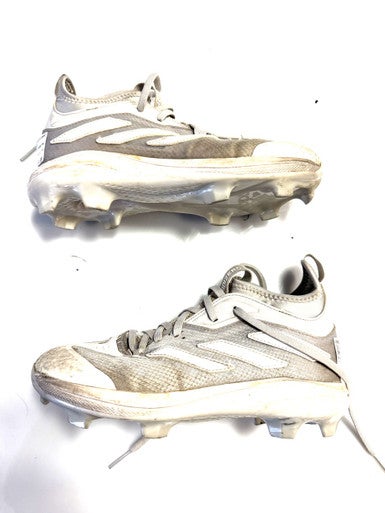 Used Adidas BB BB/SB Cleats Grey Junior 06 11860-S000287544