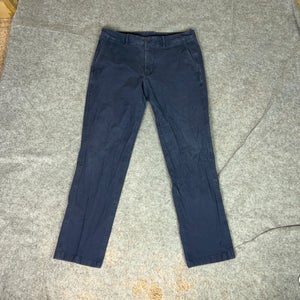 Bonobos Mens Pants 33x32 Navy Chino Slim Work Dress Business Golf Preppy Corp