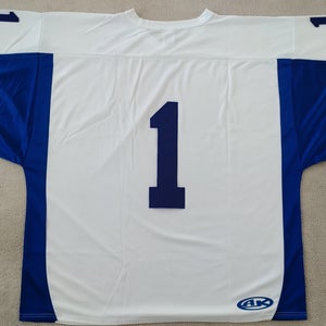 Athletic Knit H7100G  Hockey Goalie Jersey  - 4XL- White/Royal NEW