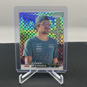 Lance Stroll Aston Martin 2024 Topps F1 Paddock Pass X-Fractor Parallel #12