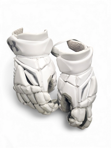 New Under Armour ENGAGE 2 Lacrosse Gloves Mens White MD 11849-S000014674