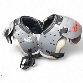Used Rawlings CRUSADER FB Shoulder Pads White SM 11849-S000011618