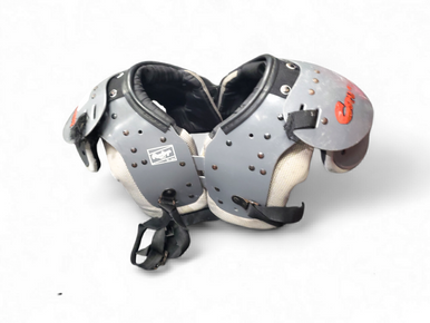Used Rawlings CRUSADER FB Shoulder Pads White SM 11849-S000011618