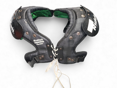 Used Riddell QUEST FB Shoulder Pads Black MD 11849-S000011623