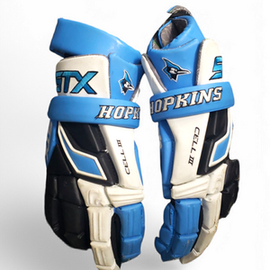 Used STX CELL III HOPKINS 12" Men's Lacrosse Gloves 11849-S000015801