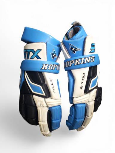 Used STX CELL III HOPKINS 12" Men's Lacrosse Gloves 11849-S000015801