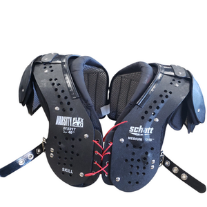 Used Schutt VARSITY FLEX 4.0 FB Shoulder Pads Black MD 11849-S000022839