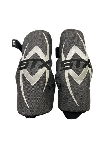 Used STX STX RIVAL Lacrosse Arm Pads/Guards Grey LG 11849-S000012470