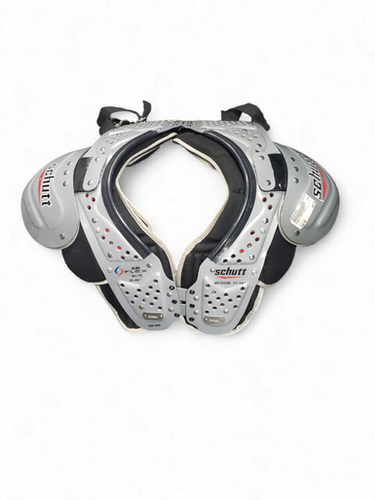 Used Schutt AIR FLEX FB Shoulder Pads Grey MD 11849-S000010416