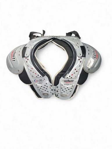 Used Schutt AIR FLEX FB Shoulder Pads Grey MD 11849-S000010416