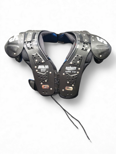 Used Schutt SCHUTT SPORTS T-FLEX FB Shoulder Pads Grey LG 11849-S000010425