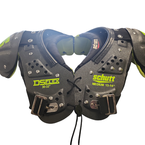 Used Schutt DS FLEX MD Football Shoulder Pads 11849-S000019332