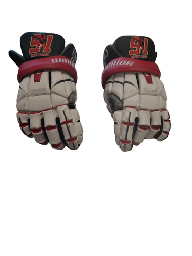 Used Warrior QX 14" Team 91 MD Men's Lacrosse Gloves 11849-S000019898
