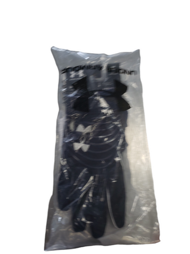 Used Under Armour BLUR FB Gloves Navy Blue SM 11849-S000020788