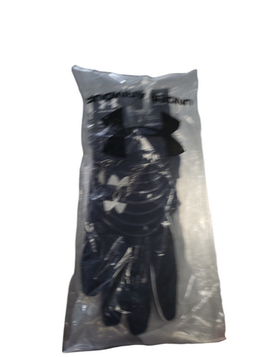 Used Under Armour BLUR FB Gloves Navy Blue SM 11849-S000020788