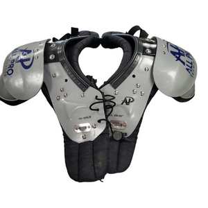 Used ALL PRO TEAM SPORTS FB Shoulder Pads Grey SM 11849-S000021198