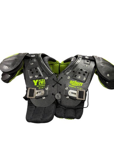 Used Schutt Y FLEX 4.0 FB Shoulder Pads Black XS 11849-S000023792