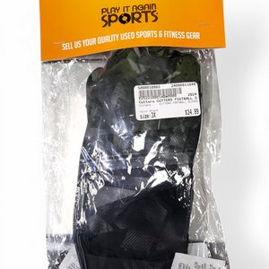 Used Cutters CUTTERS FOOTBALL GLOVES FB Gloves Black 3X 11849-S000018983