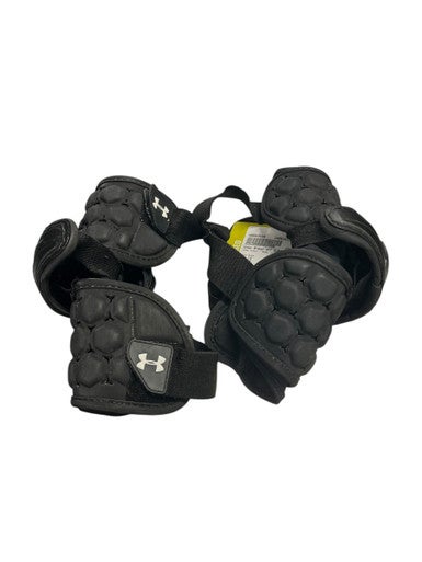 Used Under Armour VFT ELBOW PADS Lacrosse Arm Pads/Guards Black LG 11849-S000015354